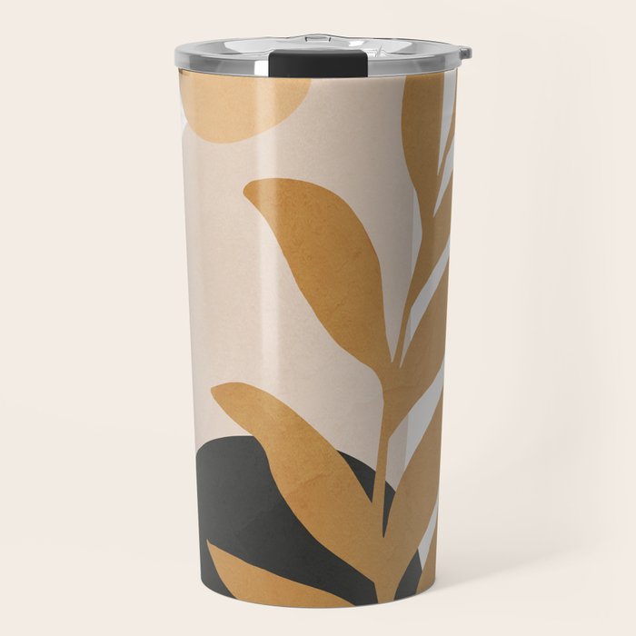 Abstract Art /Minimal Plant 11 Travel Mug Gallery Image 1