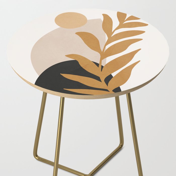 Abstract Art /Minimal Plant 11 Side Table Gallery Image 2