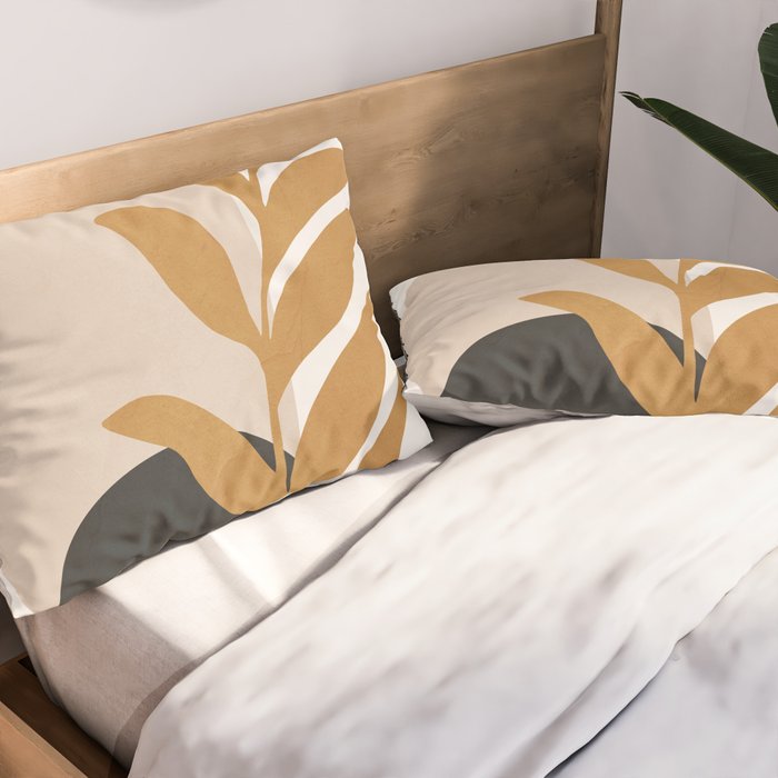 Abstract Art /Minimal Plant 11 Pillow Sham Gallery Image 2