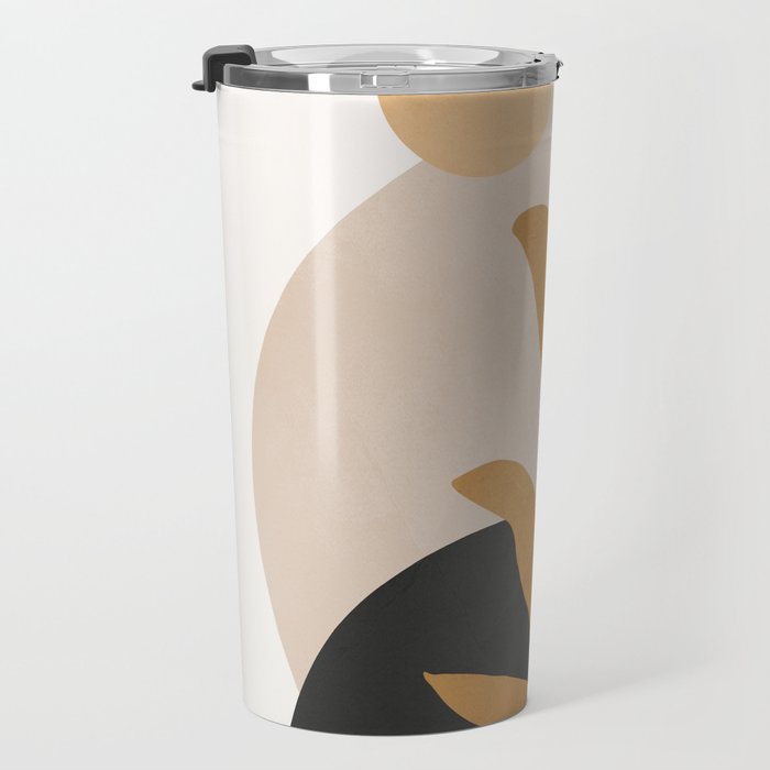 Abstract Art /Minimal Plant 11 Travel Mug Gallery Image 3