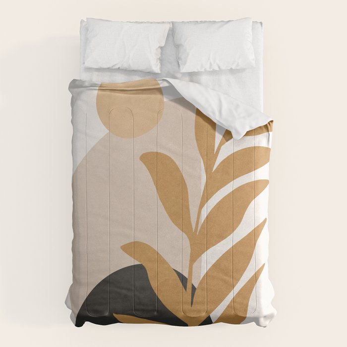 Abstract Art /Minimal Plant 11 Comforter Gallery Image 6