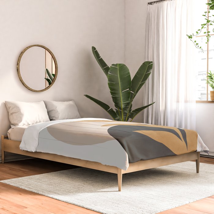 Abstract Art /Minimal Plant 11 Comforter Gallery Image 2