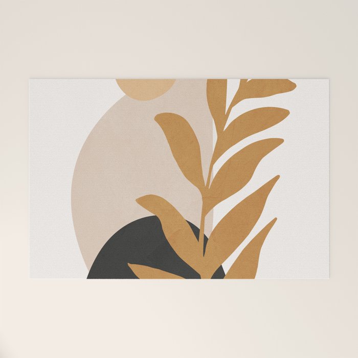 Abstract Art /Minimal Plant 11 Welcome Mat Gallery Image 1