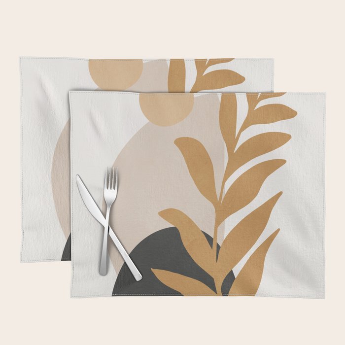 Abstract Art /Minimal Plant 11 Placemat Gallery Image 1