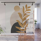 Abstract Art /Minimal Plant 11 Wall Mural Gallery Image 1