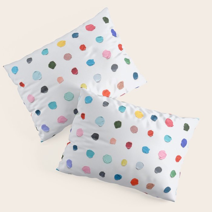 Infinite Polka Daubs Pillow Sham Gallery Image 3