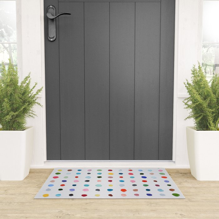 Infinite Polka Daubs Welcome Mat Gallery Image 3
