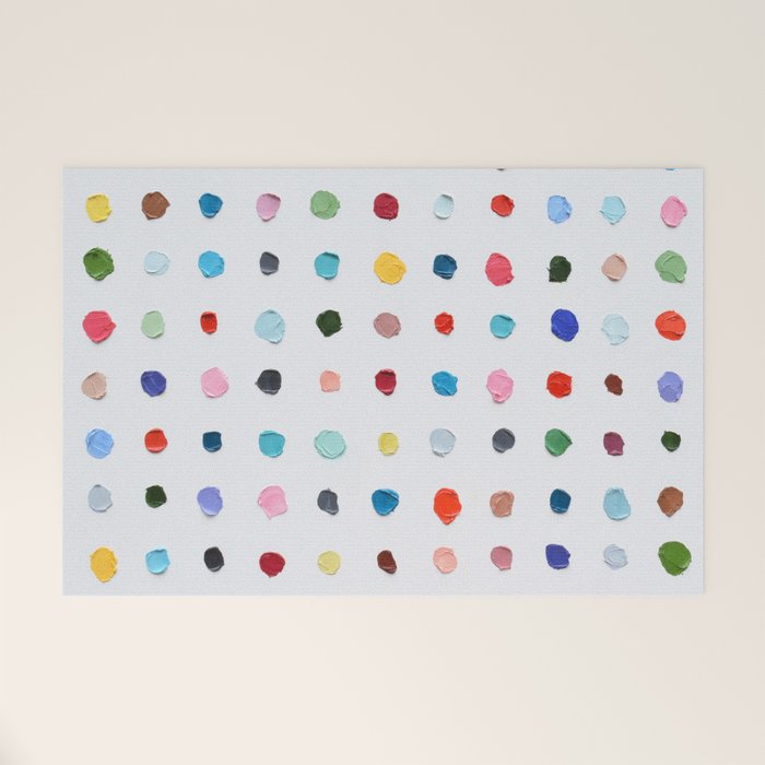 Infinite Polka Daubs Welcome Mat Gallery Image 1