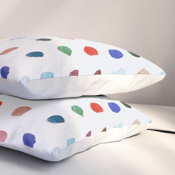 Infinite Polka Daubs Pillow Sham Gallery Image 3
