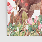 Cute, Watercolor, Deer Painting Poster Gallery Image 3