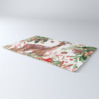 Cute, Watercolor, Deer Painting Rug Gallery Image 3