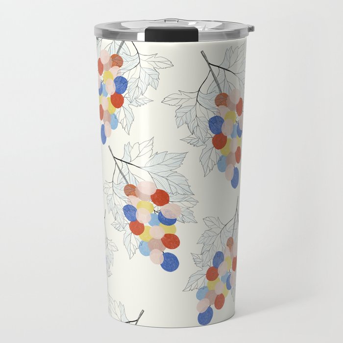 Bunch of grapes Fruit Travel Mug Gallery Image 1