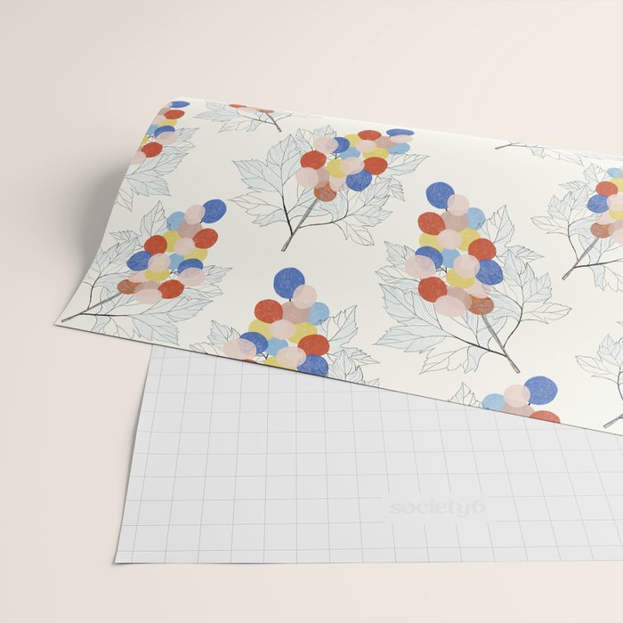 Bunch of grapes Fruit Wrapping Paper Gallery Image 2