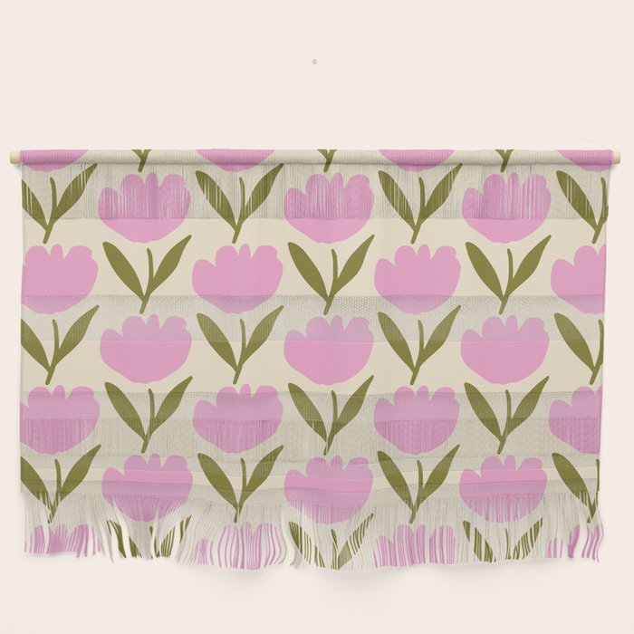 Single Bold Flower - Pink  Wall Hanging Gallery Image 1