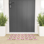 Single Bold Flower - Pink  Welcome Mat Gallery Image 3
