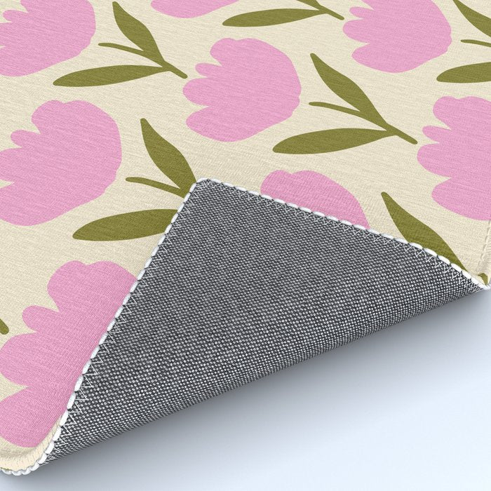 Single Bold Flower - Pink  Rug Gallery Image 4