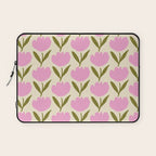 Single Bold Flower - Pink  Laptop Sleeve Gallery Image 1