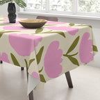 Single Bold Flower - Pink  Tablecloth Gallery Image 3