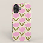 Single Bold Flower - Pink  iPhone Case Gallery Image 1