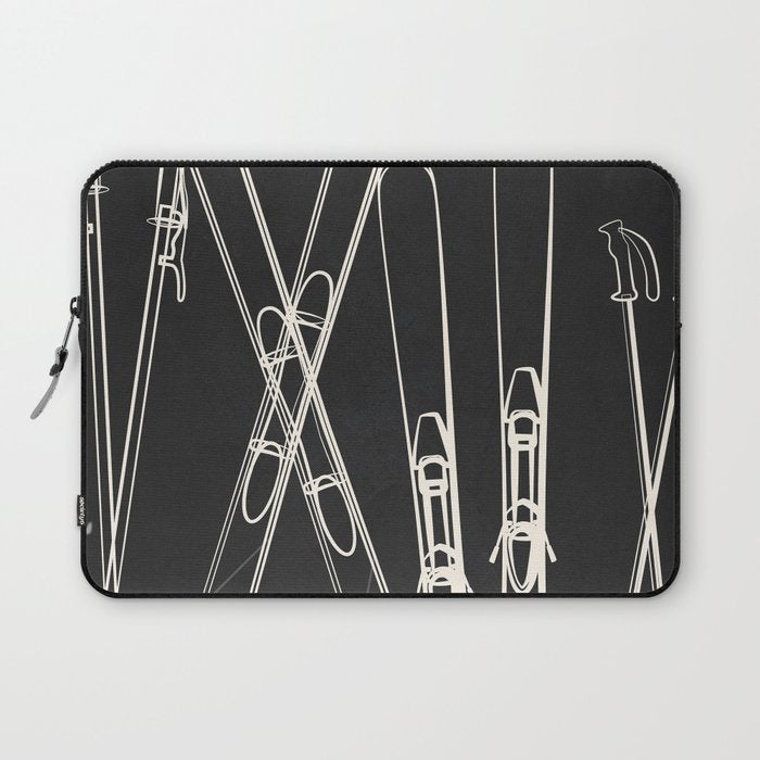 Minimal Skis 1 Laptop Sleeve Gallery Image 1