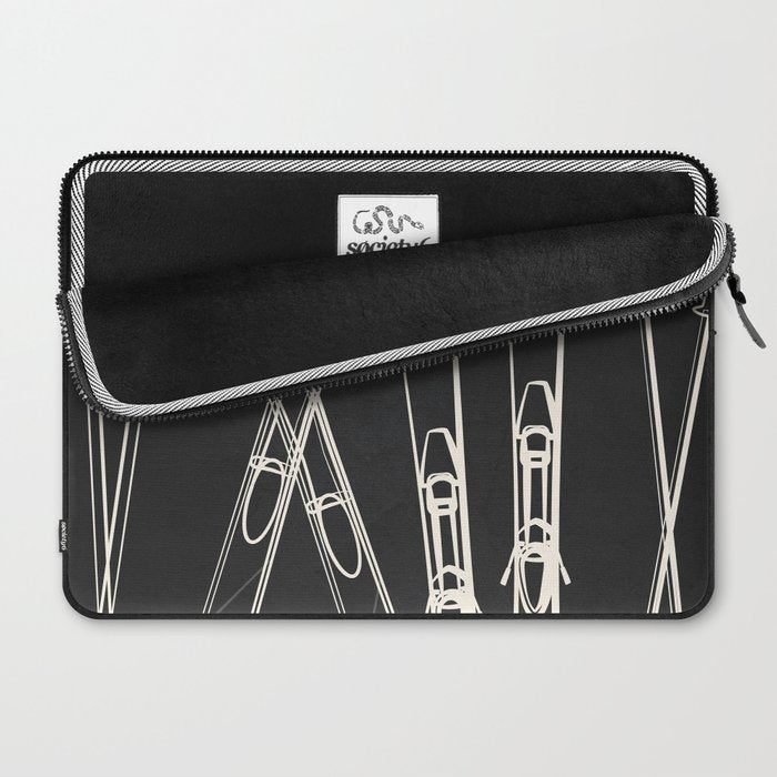 Minimal Skis 1 Laptop Sleeve Gallery Image 2
