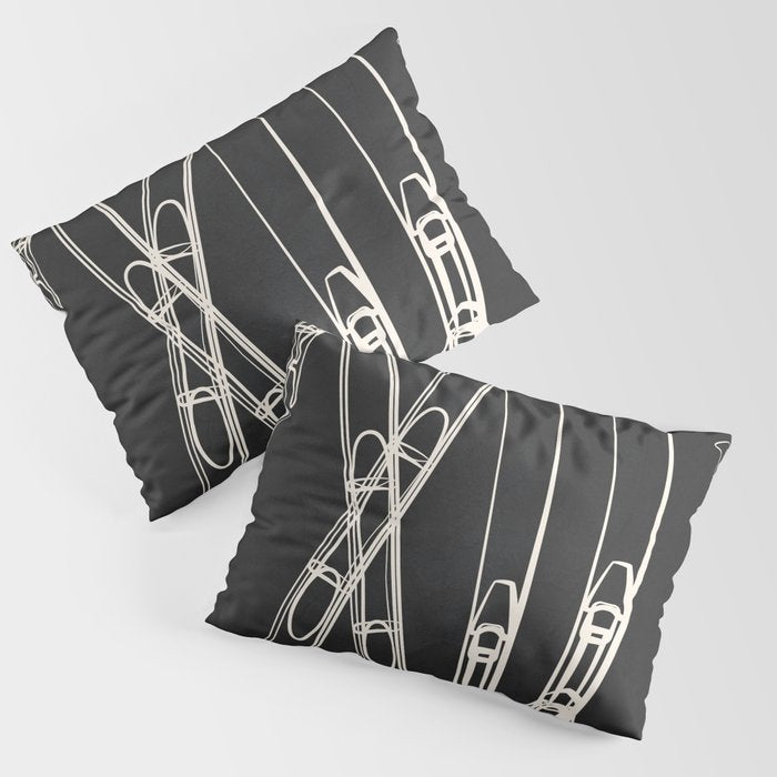 Minimal Skis 1 Pillow Sham Gallery Image 3