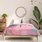 Flowers in Pink Comforter Gallery Image 3