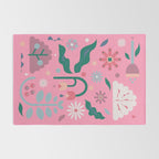 Flowers in Pink Rug Gallery Image 2
