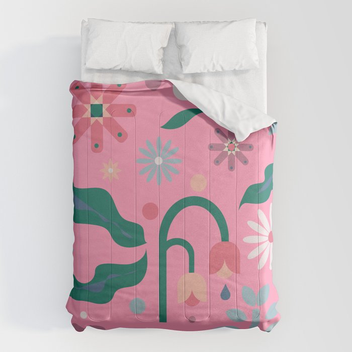Flowers in Pink Comforter Gallery Image 6