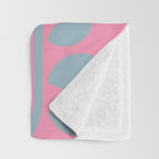 Flowers in Pink Throw Blanket Gallery Image 3