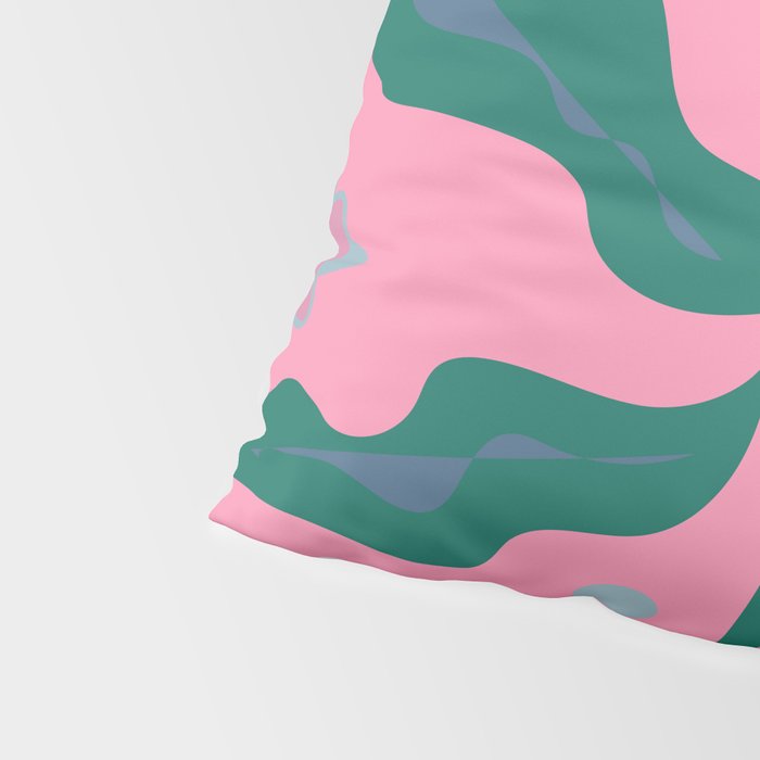 Flowers in Pink Pillow Sham Gallery Image 4