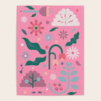Flowers in Pink Poster Gallery Image 4