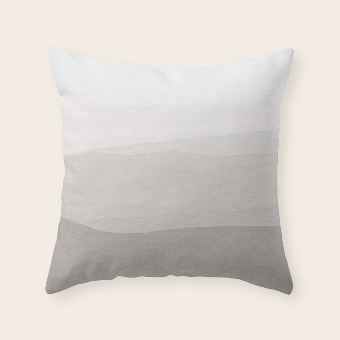 Subtle Layers Throw Pillow Gallery Image 1