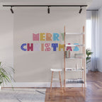 MERRY CHRISTMAS Wall Mural Gallery Image 1
