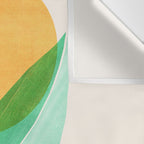Summer Stack Abstract Plant Illustration Wall Tapestry Gallery Image 3