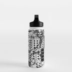 analog synthesizer system - modular black and white Water Bottle Gallery Image 3