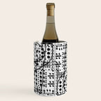 analog synthesizer system - modular black and white Wine Chiller Gallery Image 3