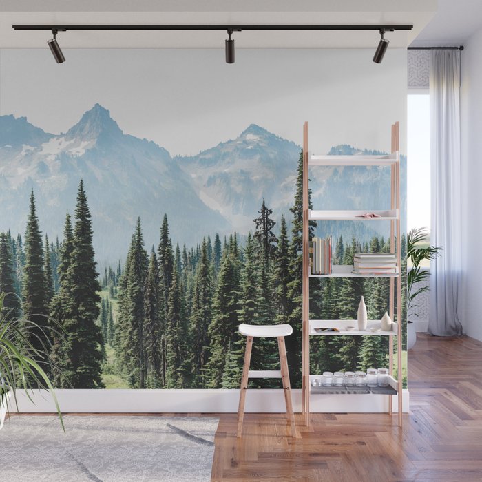 Alpine Adventure Wall Mural Gallery Image 1