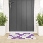Purple Shells Pattern Welcome Mat Gallery Image 3