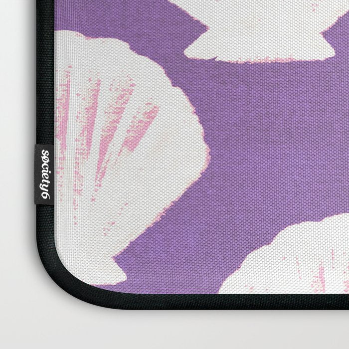 Purple Shells Pattern Laptop Sleeve Gallery Image 3