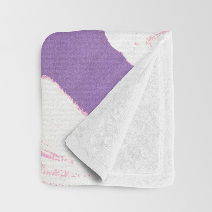 Purple Shells Pattern Throw Blanket Gallery Image 3