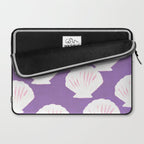 Purple Shells Pattern Laptop Sleeve Gallery Image 2