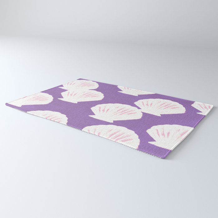 Purple Shells Pattern Rug Gallery Image 3