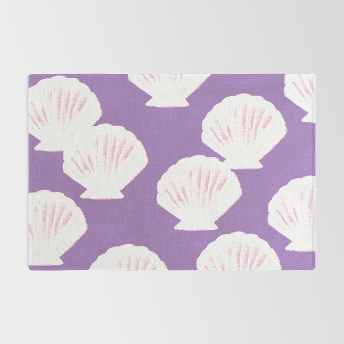 Purple Shells Pattern Rug Gallery Image 2