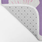 Purple Shells Pattern Bath Mat Gallery Image 2
