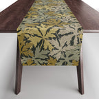 Floral Meadow In Spring Green II Table Runner Gallery Image 1
