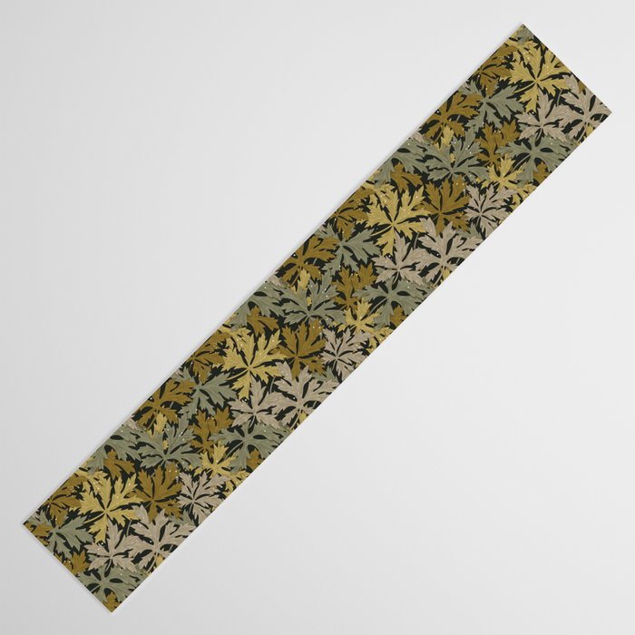 Floral Meadow In Spring Green II Table Runner Gallery Image 3