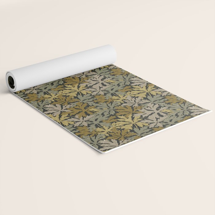 Floral Meadow In Spring Green II Yoga Mat Gallery Image 2