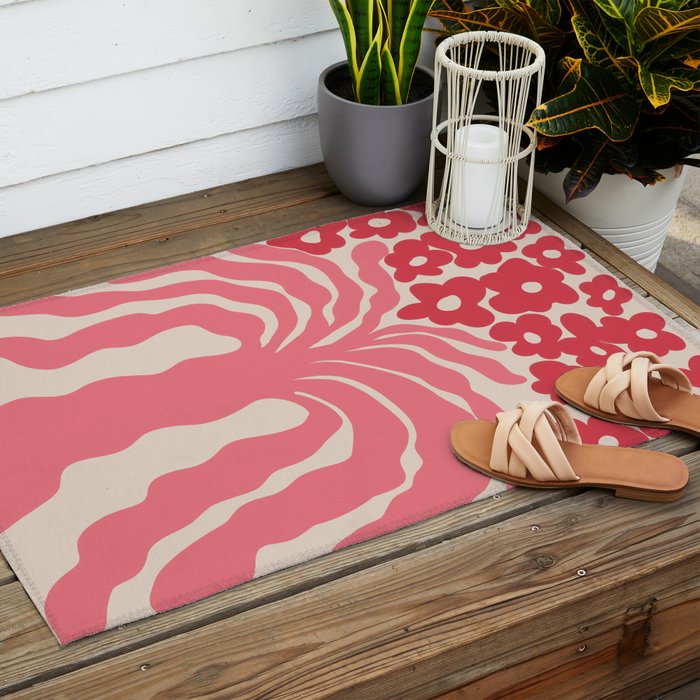 grow-n-pink  Outdoor Rug Gallery Image 2