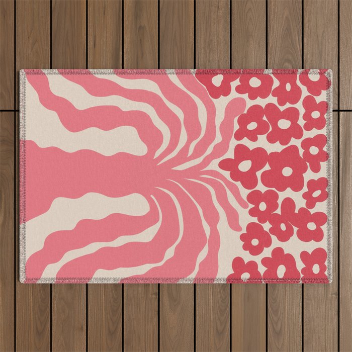 grow-n-pink  Outdoor Rug Gallery Image 1